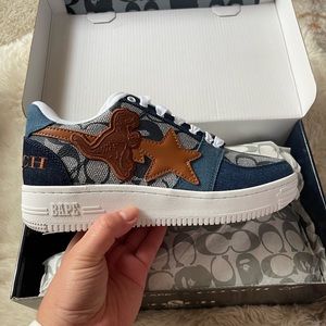 Coach x Bape Denim Women’s Shoes